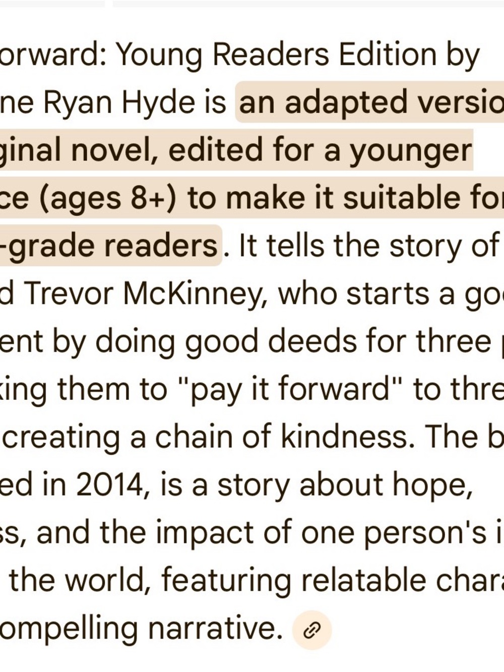 New - never read - novel middle grade edition of Pay It Forward - Picture 4 of 5